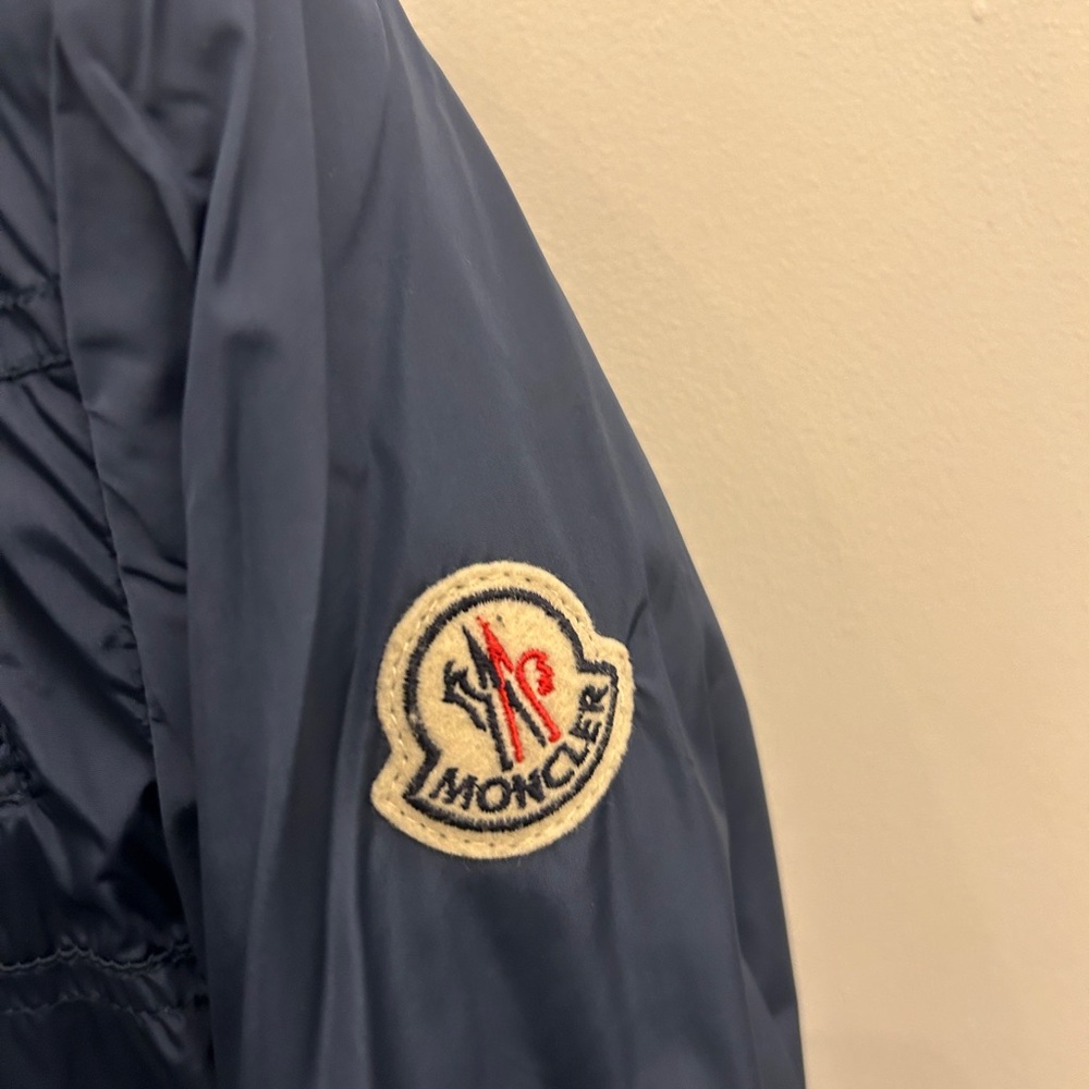 Moncler Men's Navy Windbreaker Size 3 - Picture 2 of 8